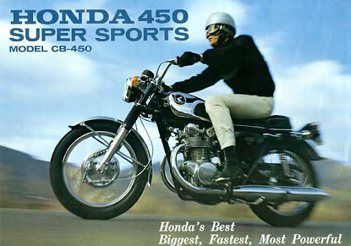 Honda CB450 black bomber