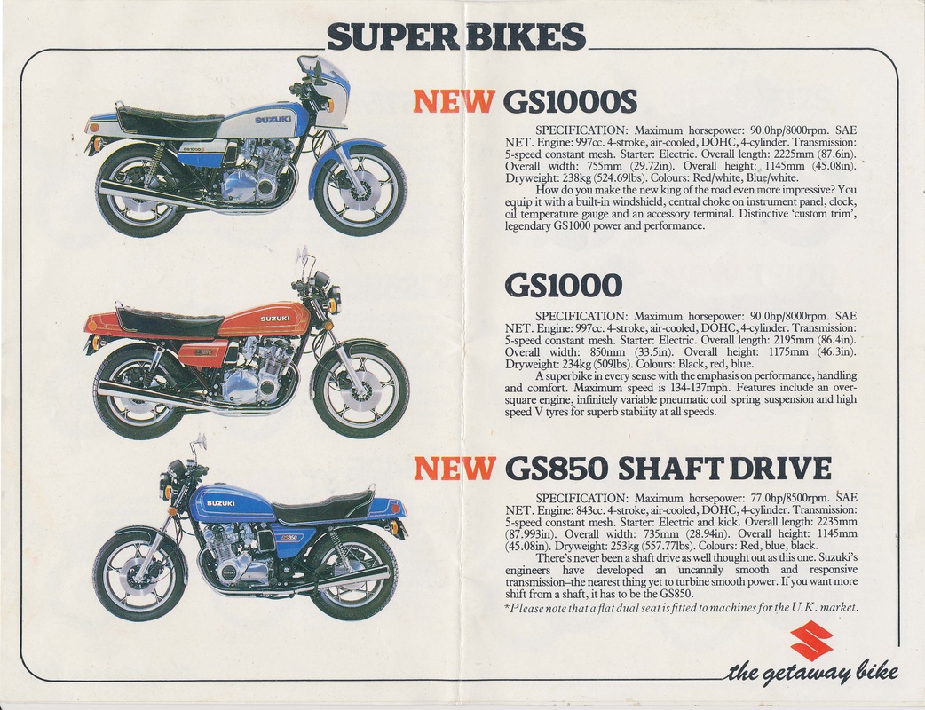 suzuki bikes 1980