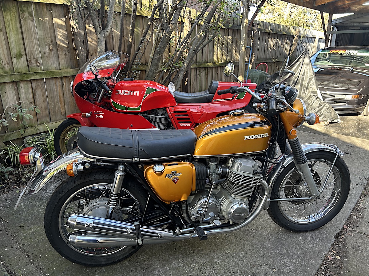 honda cb750-four ducati MHR mille