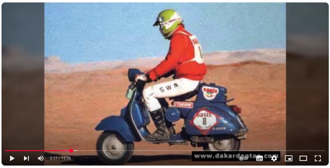 Vespa Dakar rally