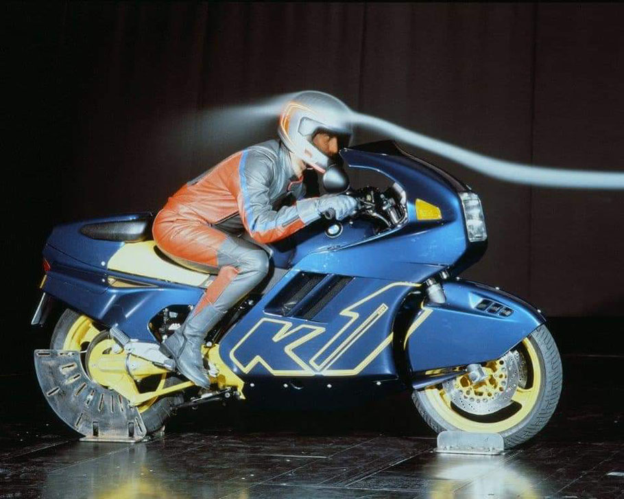 BMW K1 wind tunnel