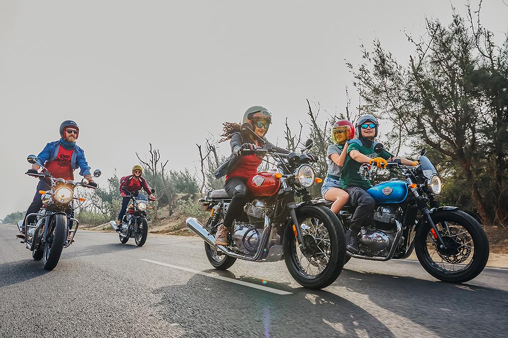 happy royal enfield riders